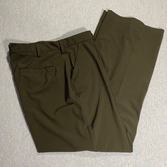 Duluth Trading Women's Black Pleated Flexellence Wide Leg Pants Size 14 - Picture 2 of 8